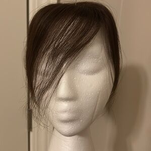Brown Remy 100% human hair topper